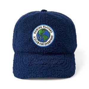 Rowing Blazers x Target Navy Faux Shearling Club For Everyone Logo Baseball Hat